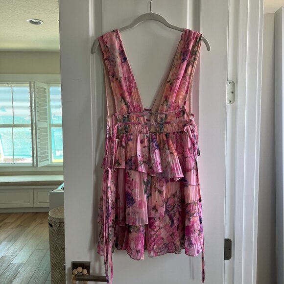 Rococo Sand Mist Ruffle Dress - Picture 4 of 7